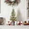 2ft. Pre-Lit Pine Artificial Christmas Tree in Rustic Metal Planter, Warm White Lights